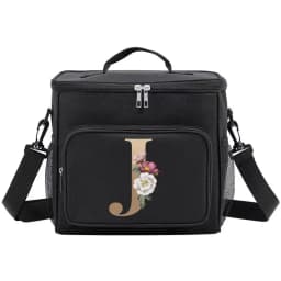 Lunch Bag Thermal Organizer Handbag Cooler Shoulder Storage Bags Waterproof Boxes for Student New Fashion Lunchbag Gold Pattern