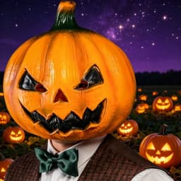 Halloween Devil Pumpkin Mask Cosplay Latex Full Face Headwear Party Pumpkin Head Latex Mask Creepy Demon Costume Props for Adult