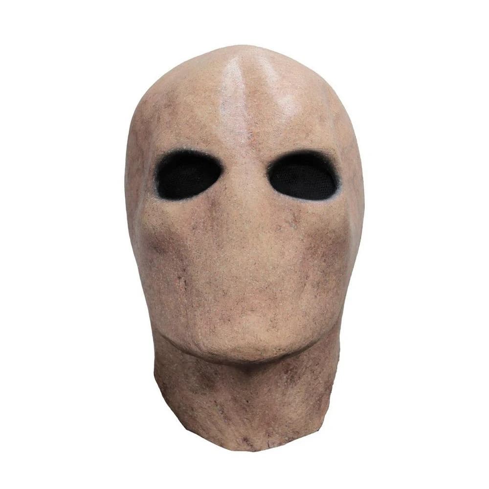 Halloween Slenderman Mask Cospaly Creepy Horror Faceless Man Alien Skull Latex Helmet Carnival Party Costume Props