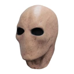 Halloween Slenderman Mask Cospaly Creepy Horror Faceless Man Alien Skull Latex Helmet Carnival Party Costume Props