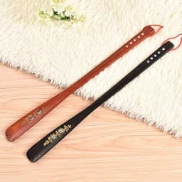 Lifter AID Stick Wooden Spoon Home Long Handle Professional Flexible Shoe Horns