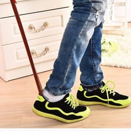 Lifter AID Stick Wooden Spoon Home Long Handle Professional Flexible Shoe Horns