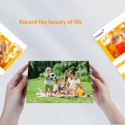 Adhesive Backed Photo Paper A4 A5 A6 Single-Sided Glossy Sticker 135G 150G Inkjet Printer Use Self-adhesive Photo Paper