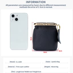 2024 New Arrival Square Genuine Leather Small Purses Women's Portable Coin Money Wallets Earphone Lipstick Pouch Card Holders