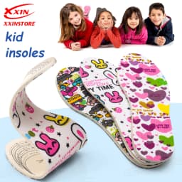 【Xxin】Children Insoles Soft Breathable Sports Insole Latex Non-Slip Shoe Insoles Size 26-36