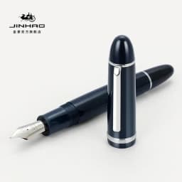 JINHAO X159 Acrylic Fountain Pen Black Color Ink Pen Student Business School Office Supplies Calligraphy Pens Stationery PK 82