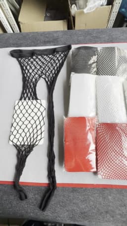 Women's Footless Fishnet Ankle Tights Plus Size High Waist High Stretch Large Size Net Leggings Stockings Can Be Wear 100kg