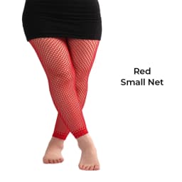 Women's Footless Fishnet Ankle Tights Plus Size High Waist High Stretch Large Size Net Leggings Stockings Can Be Wear 100kg
