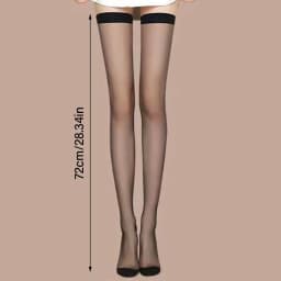 2 Pairs Women Stockings Thigh High Transparent Sexy Black Silk Socks Appear Slim Ultra-thin Leg Socks Thigh High For Women