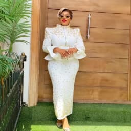Fashion Suit African Dresses for Woman Rhinestone Turkey Dresses for Women Luxury High Quality Mesh Fabric African Beaded Dress