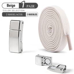 Magnetic Buckle No Tie Shoe Laces Elastic Shoelaces Without Ties Laces Sneaker Kids Adult Widened Flat Shoelace for Shoes
