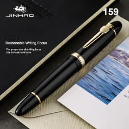 Jinhao 159 Fountain Pen High Quality Metal Luxury Elegant Executive Pen Writing Inking Pens Office School Supplies Stationery