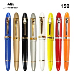 Jinhao 159 Fountain Pen High Quality Metal Luxury Elegant Executive Pen Writing Inking Pens Office School Supplies Stationery