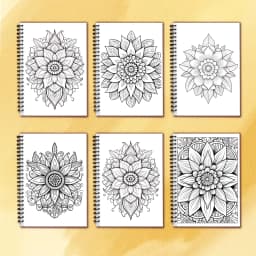 Spiral Coloring Book -30 Sheets Adult Coloring Book, 11.3 X 8.3 Inches, 100g Thick Paper, Drawing Book, Homecoming Holiday Gift