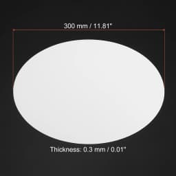 50Pcs 0.3mm Thick Round Cardboard Paper Blank Disc Circles Slices for Party Decorations DIY Craft Arts Drawing Painting Writing