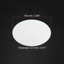 50Pcs 0.3mm Thick Round Cardboard Paper Blank Disc Circles Slices for Party Decorations DIY Craft Arts Drawing Painting Writing
