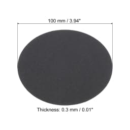 50Pcs 0.3mm Thick Round Cardboard Paper Blank Disc Circles Slices for Party Decorations DIY Craft Arts Drawing Painting Writing