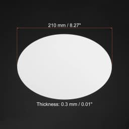 50Pcs 0.3mm Thick Round Cardboard Paper Blank Disc Circles Slices for Party Decorations DIY Craft Arts Drawing Painting Writing