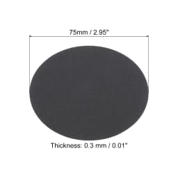 50Pcs 0.3mm Thick Round Cardboard Paper Blank Disc Circles Slices for Party Decorations DIY Craft Arts Drawing Painting Writing