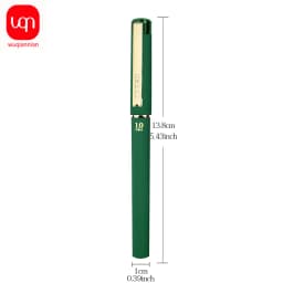1pc/3pcs Green Ink Gel Pen, 1.0mm,for Writing, Large Capacity Refill, Office Supplies Back To Sochool Stationery