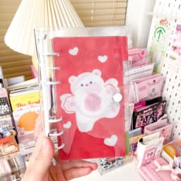 A6 PVC Index Divider 6 Holes For Binder Planner Notebook Stationery Notebook Paper Divider Accessories