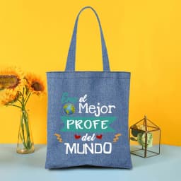 There Is No Teacher Like You Thank You for Teaching Me Print Shoulder Bag Women Denim Shopping Bags Female Tote Gift for Teacher