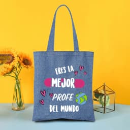 There Is No Teacher Like You Thank You for Teaching Me Print Shoulder Bag Women Denim Shopping Bags Female Tote Gift for Teacher