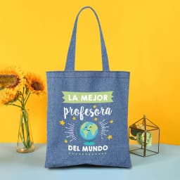 There Is No Teacher Like You Thank You for Teaching Me Print Shoulder Bag Women Denim Shopping Bags Female Tote Gift for Teacher