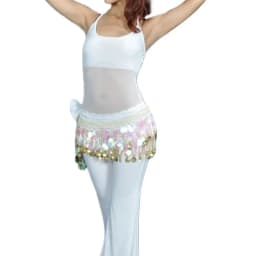 Thailand/India/Arab Dancer Sequins Tassels Skirt Women Sexy Belly Dance Hip Scarf Wrap Belt Dancer Skirt Female Show Costumes
