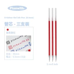 Exquisite3 Color Multifunctional Retractable Gel Pen 0.5mm Stationery Caneta канцелярия Triangular Comfortable Grip Pe