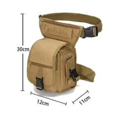 Men's Waterproof Leg Bag Hip Drop Belt Waist Fanny Pack Oxford Cloth Hiking Camping Outdoor Sports Travel