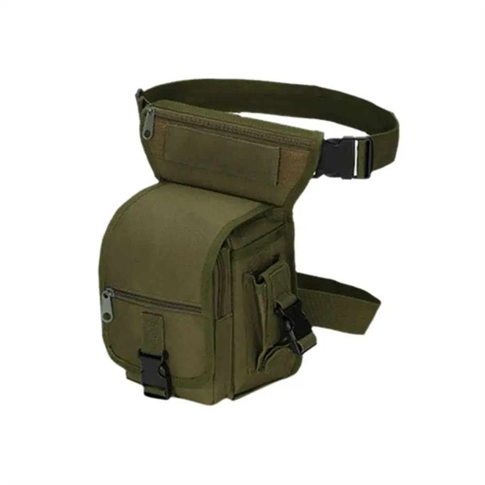 Men's Waterproof Leg Bag Hip Drop Belt Waist Fanny Pack Oxford Cloth Hiking Camping Outdoor Sports Travel