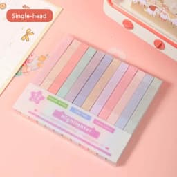 Single/Double Headed Highlighter Pens New Aesthetic Fluorescent Pastel Highlighters Stationary Supplies Colored Markers Pens