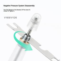 Asvine Removing Tools Wrench for Piston Vacuum Fountain Pens Metal Sliver for Asvine AP36/P30/P20/P80/V169/V126/P50 Stationery