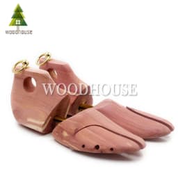 Men's and Women's Single Tube Adjustable Red Cedar Short Boots Wood Shoe Tree