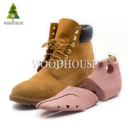 Men's and Women's Single Tube Adjustable Red Cedar Short Boots Wood Shoe Tree