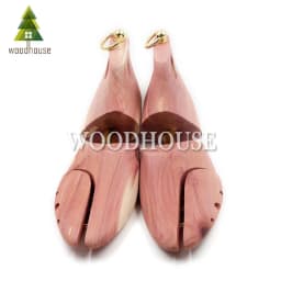 Men's and Women's Single Tube Adjustable Red Cedar Short Boots Wood Shoe Tree