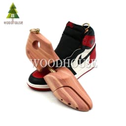 Men's and Women's Single Tube Adjustable Red Cedar Short Boots Wood Shoe Tree