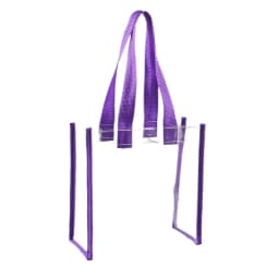 Women's Lightweight Handle Waterproof Transparent Shopping Bag Shoulder Carrying Handbag