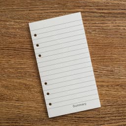A6 40Sheets Loose Leaf Notebook Refill Spiral Binder Inner Page Grid Blank Line Diary Agenda PlannerSchool Stationery