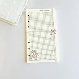 A6 50 Sheets Colorful Loose Leaf Notebook Refill Spiral Binder Inner Page  Diary Agenda PlannerSchool Stationery