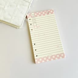 A6 50 Sheets Colorful Loose Leaf Notebook Refill Spiral Binder Inner Page  Diary Agenda PlannerSchool Stationery