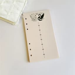 A6 50 Sheets Colorful Loose Leaf Notebook Refill Spiral Binder Inner Page  Diary Agenda PlannerSchool Stationery