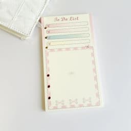 A6 50 Sheets Colorful Loose Leaf Notebook Refill Spiral Binder Inner Page  Diary Agenda PlannerSchool Stationery