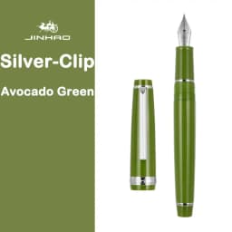 Jinhao 82 Fountain Pen Silver Clip EF/F/M Fine Nib Acrylic Ink Pen Luxury Writing Pen Stationery Business Office School Supplies