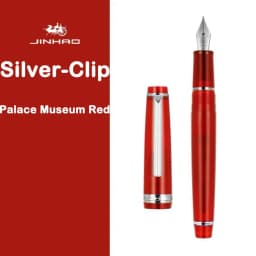 Jinhao 82 Fountain Pen Silver Clip EF/F/M Fine Nib Acrylic Ink Pen Luxury Writing Pen Stationery Business Office School Supplies