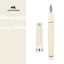 Jinhao 82 Fountain Pen Silver Clip EF/F/M Fine Nib Acrylic Ink Pen Luxury Writing Pen Stationery Business Office School Supplies