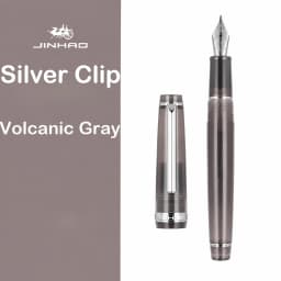 Jinhao 82 Fountain Pen Silver Clip EF/F/M Fine Nib Acrylic Ink Pen Luxury Writing Pen Stationery Business Office School Supplies