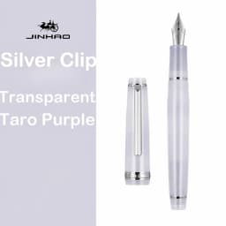 Jinhao 82 Fountain Pen Silver Clip EF/F/M Fine Nib Acrylic Ink Pen Luxury Writing Pen Stationery Business Office School Supplies