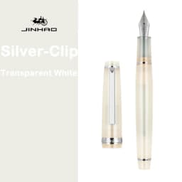 Jinhao 82 Fountain Pen Silver Clip EF/F/M Fine Nib Acrylic Ink Pen Luxury Writing Pen Stationery Business Office School Supplies